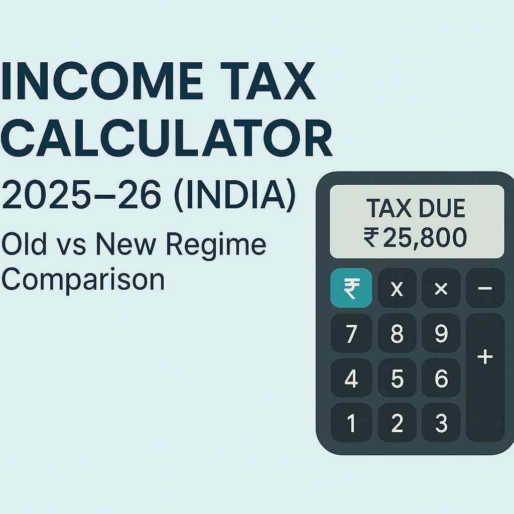 income tax calculator 2025–26 (india) – old vs new regime comparison
