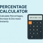 percentage calculator – calculate percentages, increase & decrease instantly