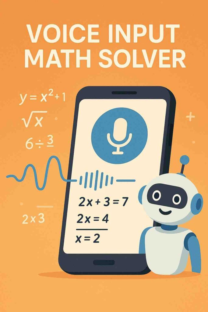 voice input math solver